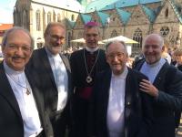 La délégation de la Province EUF à Hildesheim avec le nouvel évêque Heiner Wilmer SCJ